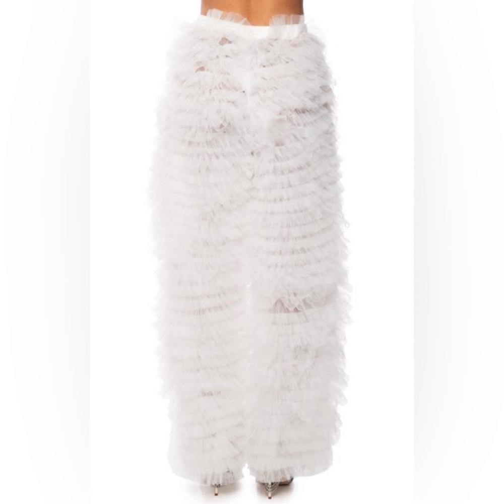 AKIRA Size Small White Virgo Layering Top & Main Character Tulle 2pc Set - Picture 10 of 15